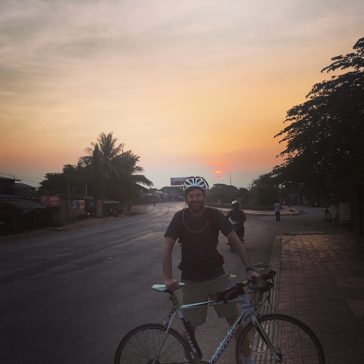 Leaving Sisophon at daybreak