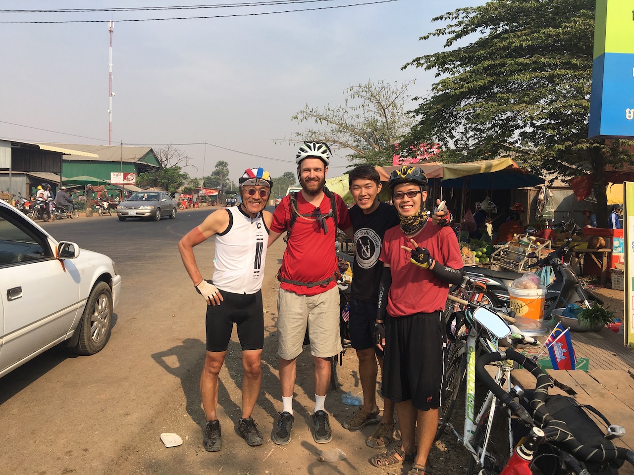 Malaysian cyclists.