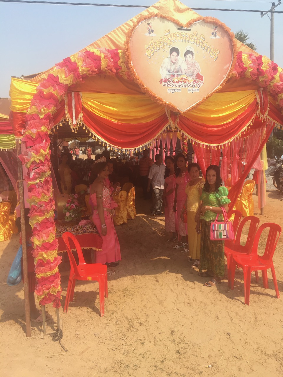 Cambodian wedding reception.